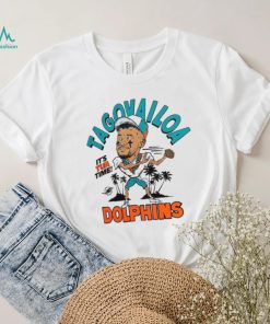 Tua Tagovailoa Miami Dolphins Homage Caricature Player Tri Blend T Shirt