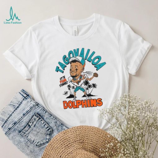 Tua Tagovailoa Miami Dolphins Homage Caricature Player Tri Blend T Shirt