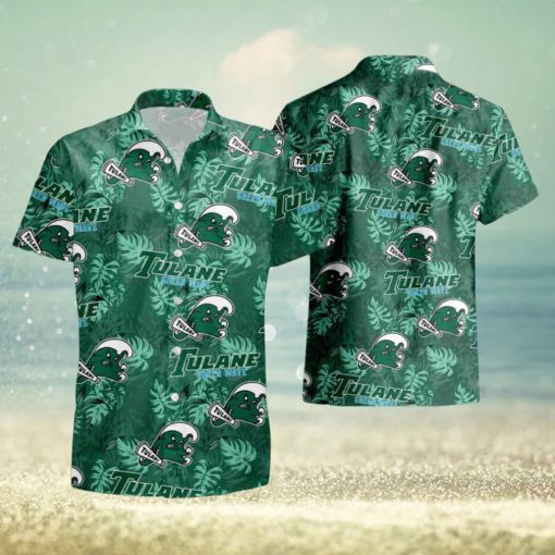 Tulane Green Wave Aloha Shirt Hawaiian Aloha Shirt