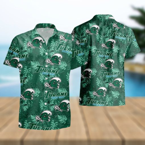 Tulane Green Wave Aloha Shirt Hawaiian Aloha Shirt