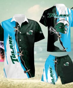 Tulane Green Wave Sport Team Hawaiian Shirt And Short