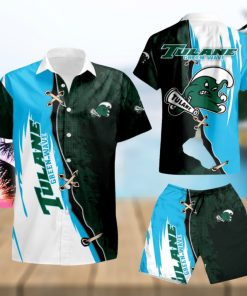 Tulane Green Wave Sport Team Hawaiian Shirt And Short