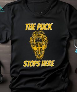 Tuukka Rask Goalie The Puck Stops Here Boston Hockey Fan T Shirt