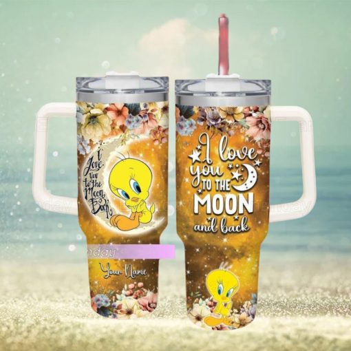 Tweety Tumbler 40oz, Custom Tweety Tumbler