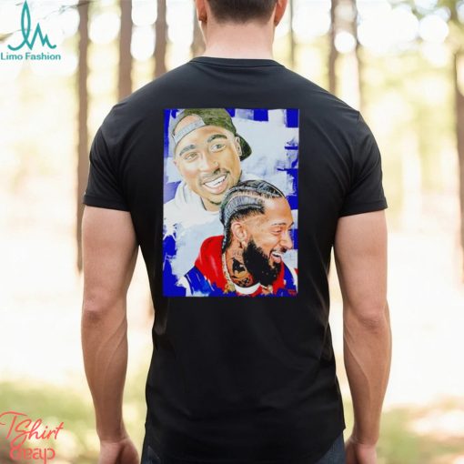 Two Legends Nipsey Hussle and Tupac shirt