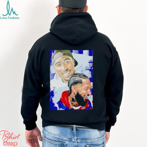 Two Legends Nipsey Hussle and Tupac shirt