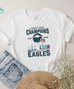 Two Time Super Bowl champion EST. !933 Philadelphia Eagles Shirt, hoodie, sweater, long sleeve and tank top Two Time Super Bowl champion EST. !933 Philadelphia Eagles Shirt