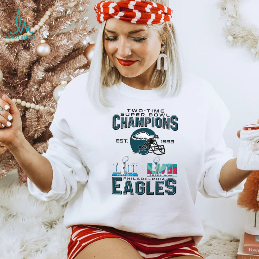 Two Time Super Bowl champion EST. !933 Philadelphia Eagles Shirt Two Time Super Bowl champion EST. !933 Philadelphia Eagles Shirt