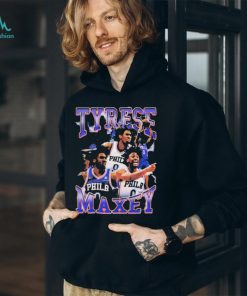 Tyrese maxey philadelphia 76ers vintage bootleg 90s shirt