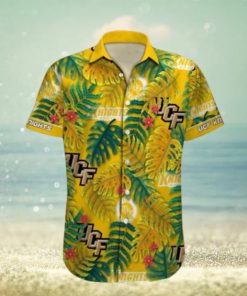 UCF Knights NCAA1 Tropical Style Hawaiian Shirt Custom Name Fans Gift