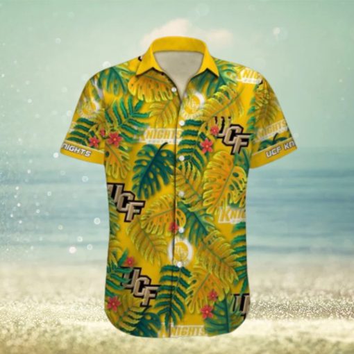 UCF Knights NCAA1 Tropical Style Hawaiian Shirt Custom Name Fans Gift