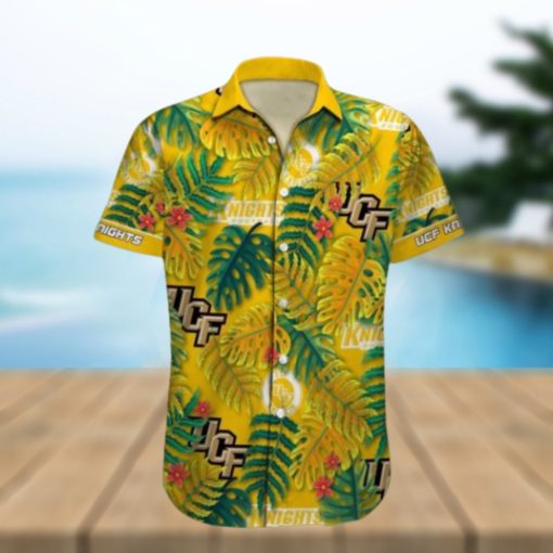 UCF Knights NCAA1 Tropical Style Hawaiian Shirt Custom Name Fans Gift