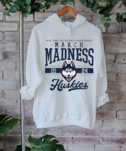 UConn Huskies Fanatics Branded White 2024 NCAA Men's Basketball Tournament March Madness T Shirt