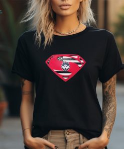 UConn Huskies Superman logo shirt