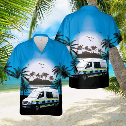 UK Immigration Service Van Hawaiian Shirt