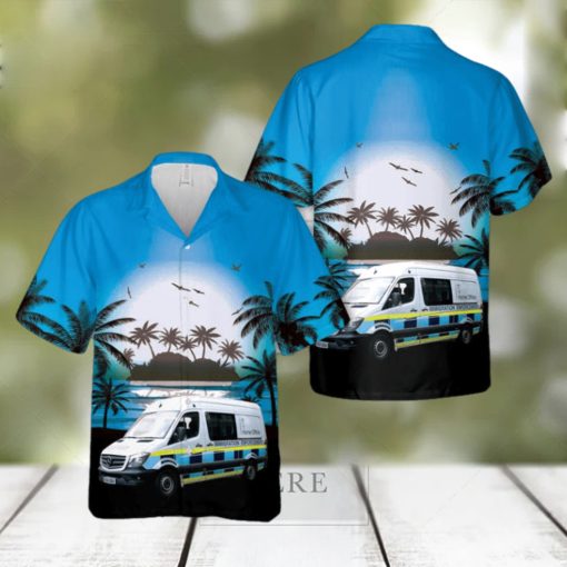 UK Immigration Service Van Hawaiian Shirt