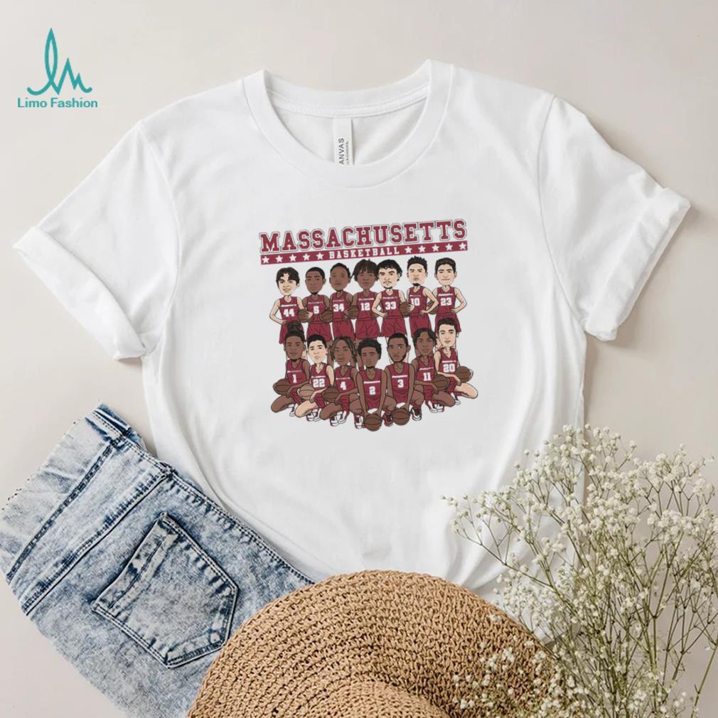 UMass Minutemen NCAA Men’s Basketball Team Caricature shirt UMass Minutemen NCAA Men’s Basketball Team Caricature shirt