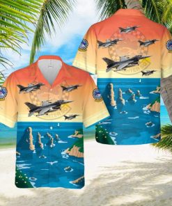 US Air Force 93rd Fighter Squadron F 16C Fighting Falcon Hawaiian Shirt Gift For Fans