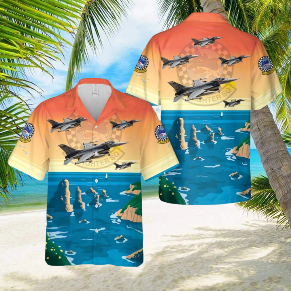US Air Force 93rd Fighter Squadron F 16C Fighting Falcon Hawaiian Shirt Gift For Fans US Air Force 93rd Fighter Squadron F 16C Fighting Falcon Hawaiian Shirt Gift For Fans