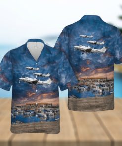 US Air Force Beechcraft MC 12W Liberty Hawaiian Shirt