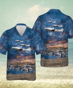 US Air Force Beechcraft MC 12W Liberty Hawaiian Shirt