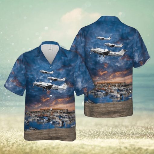 US Air Force Beechcraft MC 12W Liberty Hawaiian Shirt