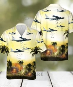 US Air Force Boeing B 52F Dropping Bombs On Vietnam Hawaiian Shirt Gift Holidays