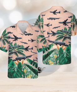 US Air Force Boeing KC 135R Summer Beach Gift 3D Hawaiian Shirt