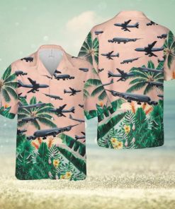 US Air Force Boeing KC 135R Summer Beach Gift 3D Hawaiian Shirt