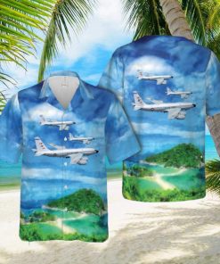 US Air Force Boeing RC 135V Rivet Joint 64 14846 Electronic Intelligence Aircraft Hawaiian Shirt Gift For Fans