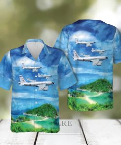 US Air Force Boeing RC 135V Rivet Joint 64 14846 Electronic Intelligence Aircraft Hawaiian Shirt Gift For Fans