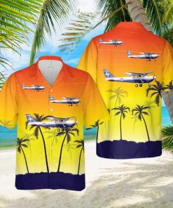 US Air Force Cessna T 41 Mescalero Hawaiian Shirt Tropical Beach