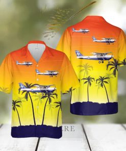 US Air Force Cessna T 41 Mescalero Hawaiian Shirt Tropical Beach