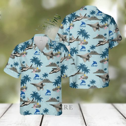 US Air Force FA 22 Raptor Military Fighter Jet Hawaiian Shirt Gift For Fans