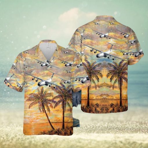 US Air Force Hanoi Taxi Lockheed C 141 Starlifter Hawaiian Shirt 3D Printed Aloha Summer Shirt