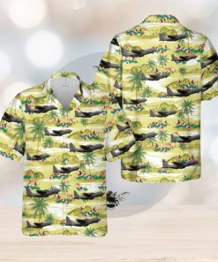 US Air Force Lockheed EC 130H Compass Call 41st Electronic Combat Squadron Hawaiian Shirt 3D Printed Aloha Summer Shirt