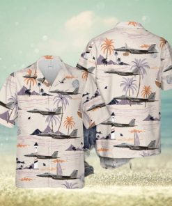 US Air Force McDonnell Douglas F 15C Eagle 84 0027 Of The 493rd Fighter Squadron Hawaiian Shirt 3D Printed Aloha Summer Shirt