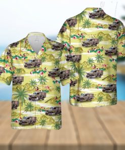 US Army 1941 Dodge WC 18 Ambulance Hawaiian Shirt