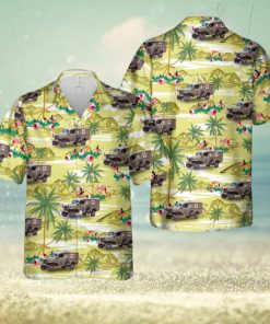 US Army 1941 Dodge WC 18 Ambulance Hawaiian Shirt