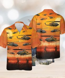 US Army AH 1F Cobra Summer Beach Gift 3D Hawaiian Shirt