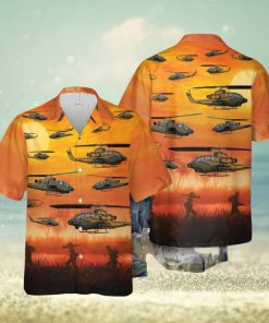 US Army AH 1F Cobra Summer Beach Gift 3D Hawaiian Shirt