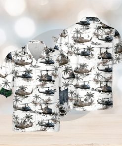 US Army Bell UH 1 Huey Summer Beach Gift 3D Hawaiian Shirt