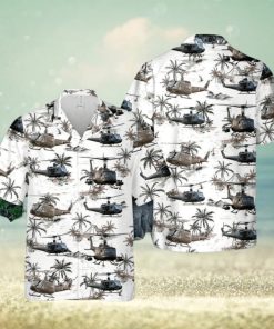 US Army Bell UH 1 Huey Summer Beach Gift 3D Hawaiian Shirt