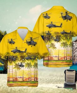 US Army Boeing AH 64 Apache Hawaiian Shirt Summner Vacation Shirt