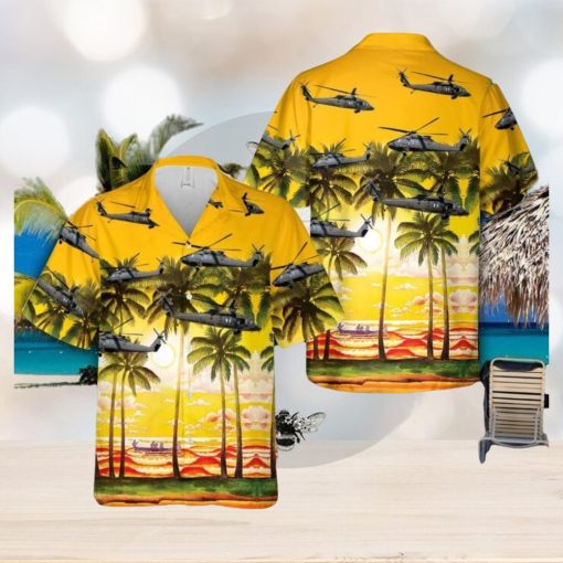 US Army Sikorsky UH 60M Blackhawk Summer Beach Gift 3D Hawaiian Shirt