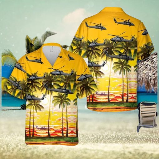 US Army Sikorsky UH 60M Blackhawk Summer Beach Gift 3D Hawaiian Shirt