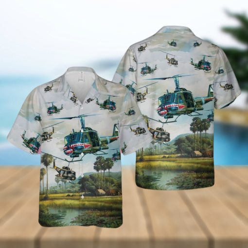 US Army UH 1 Iroquois Huey Trendy Hawaiian Shirt