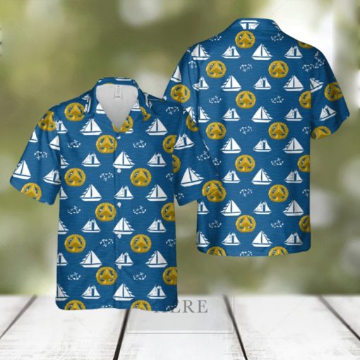 US NOAA Corps Command at Sea insignia Hawaiian Shirt