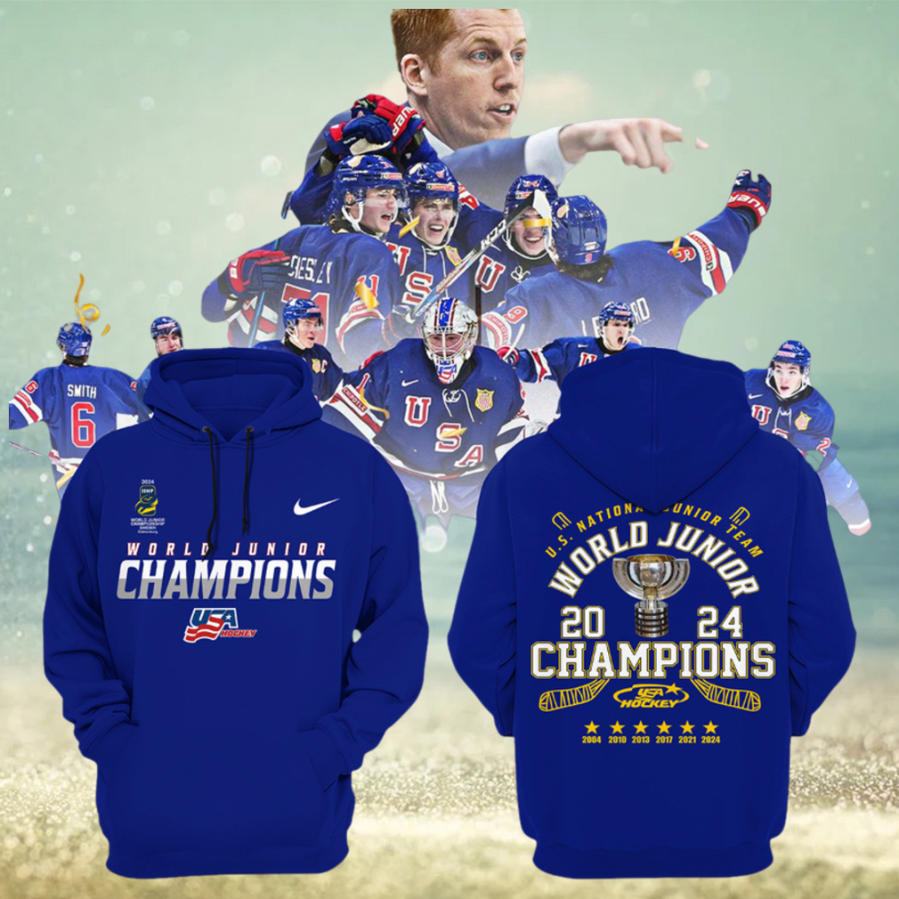 US National Junior Team World Junior Champions 2024 Hockey Hoodie T Shirt US National Junior Team World Junior Champions 2024 Hockey Hoodie T Shirt