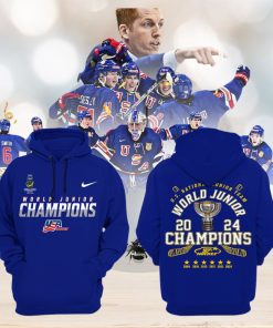 US National Junior Team World Junior Champions 2024 Hockey Hoodie T Shirt